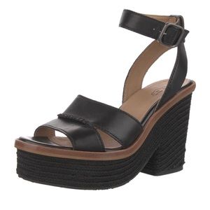 UGG Carine Platform Ankle Strap Sandals Size 6